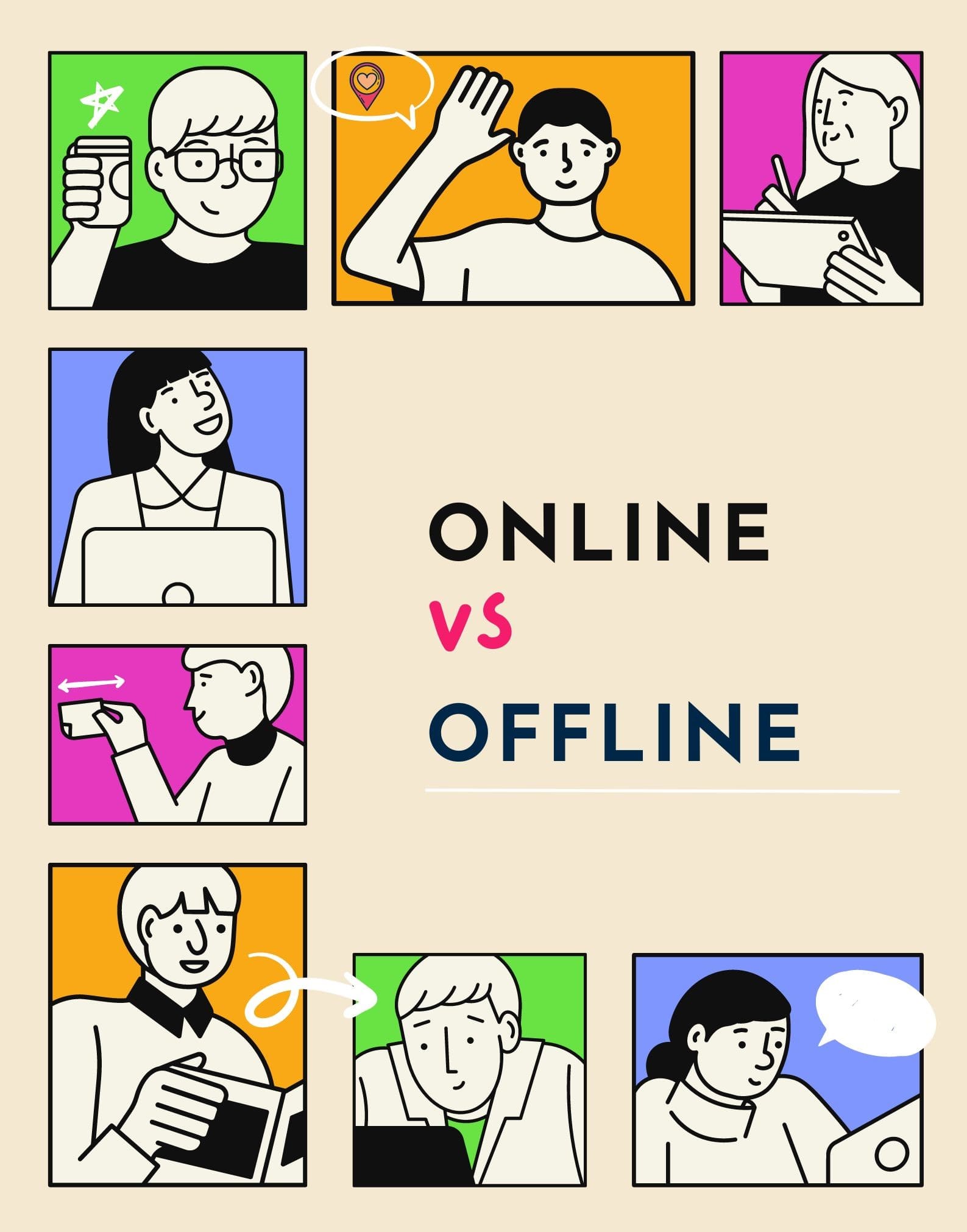 online dating vs offline