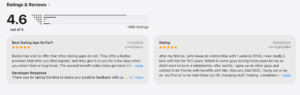badoo reviews app store
